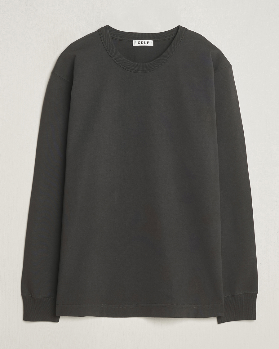 Herre | T-Shirts | CDLP | Heavyweight Long Sleeve T-Shirt Charcoal