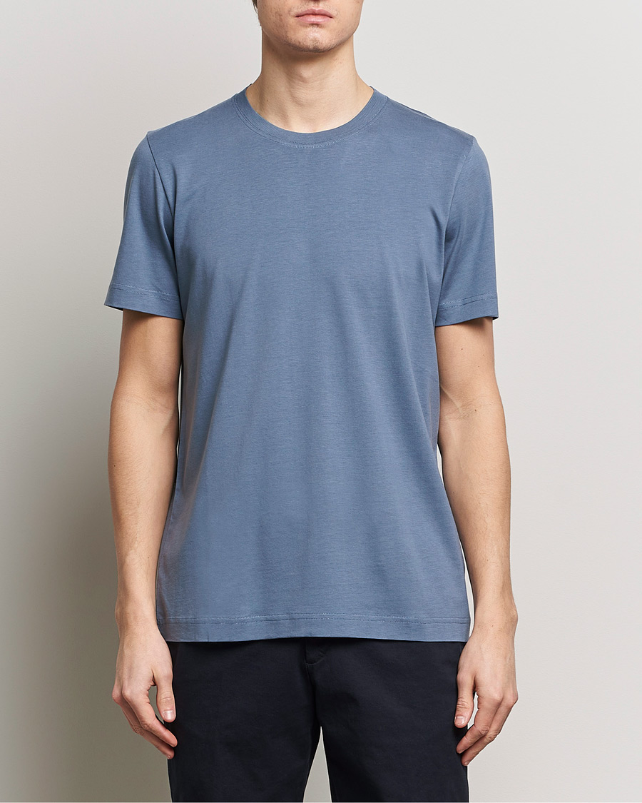 Herre | CDLP | CDLP | Crew Neck Tee Steel Blue