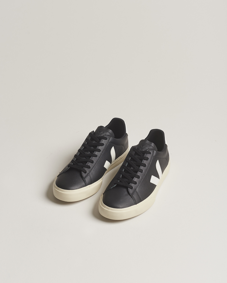 Herre | Sneakers med lavt skaft | Veja | Campo Sneaker Black/White