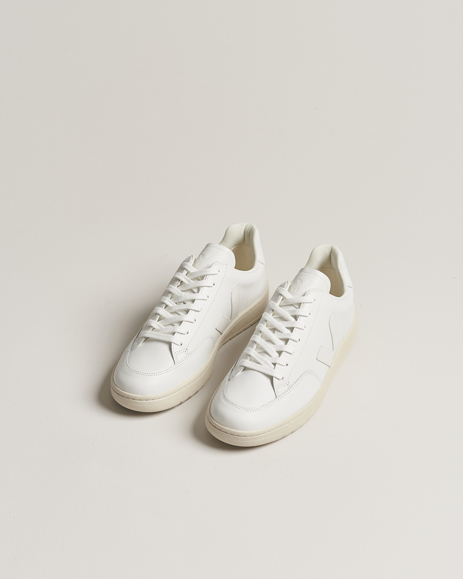 Herre | Sko | Veja | V-12 Leather Sneaker Extra White