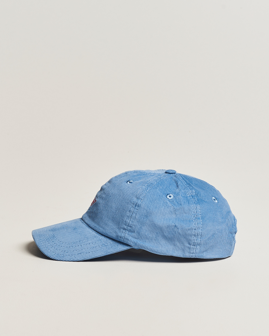 Herre | Drake's Pigeon Flag Baseball Cap Light Blue | Drake's | Pigeon Flag Baseball Cap Light Blue