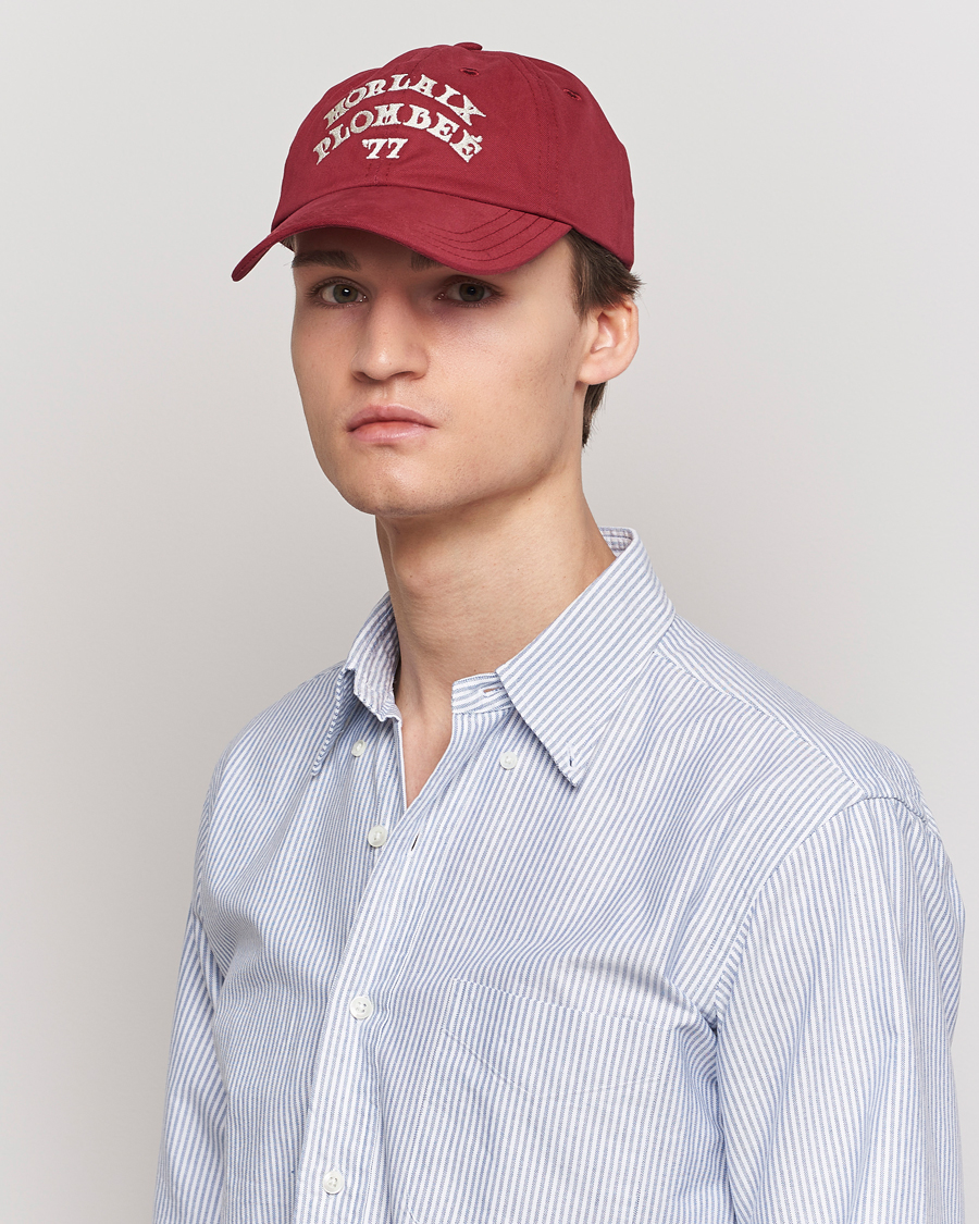 Herre | Drake's | Drake's | Morlaix Plombee 77 Baseball Cap Red