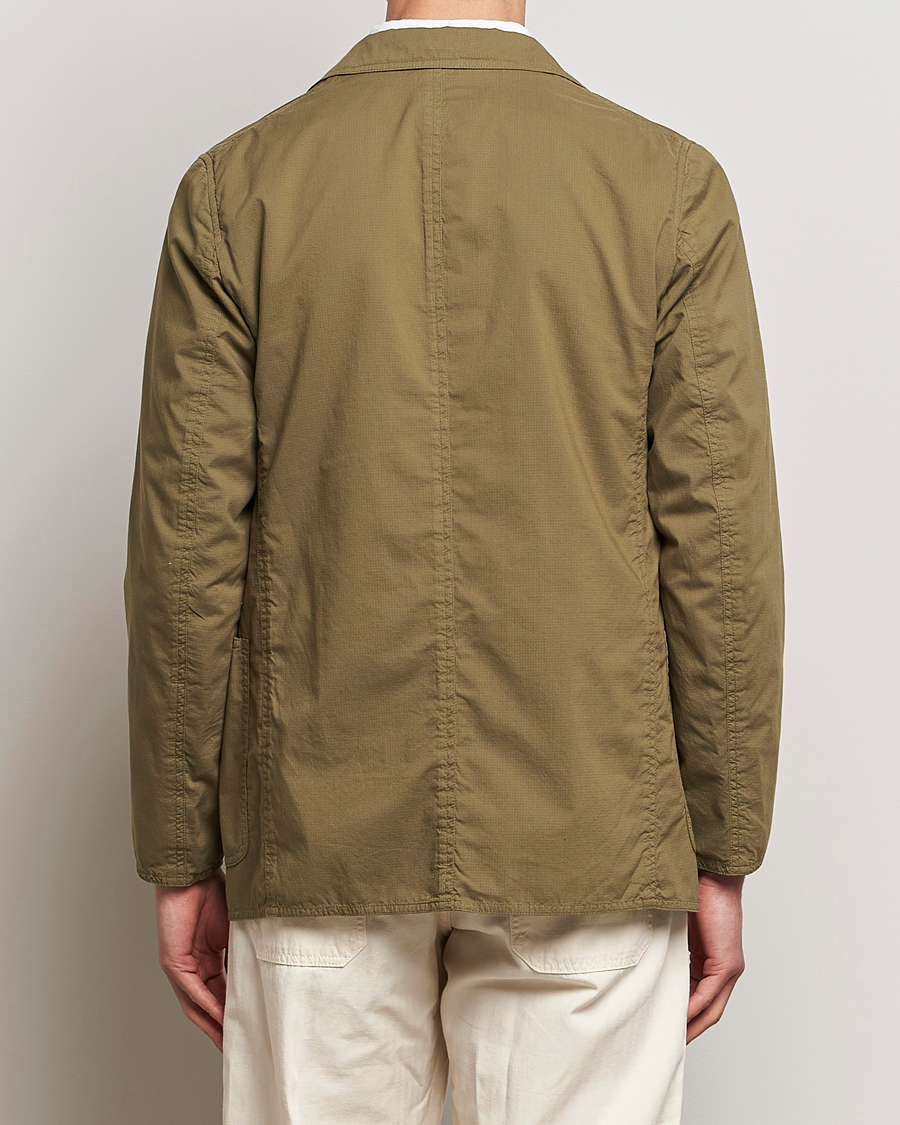 Herre | Dressjakker | Drake's | MKVIII Lightweight Double Games Blazer Olive