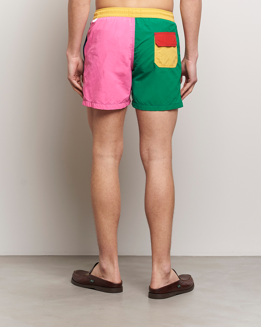 Herre | Badeshorts | Drake's | Colourblock Swimshorts Multi