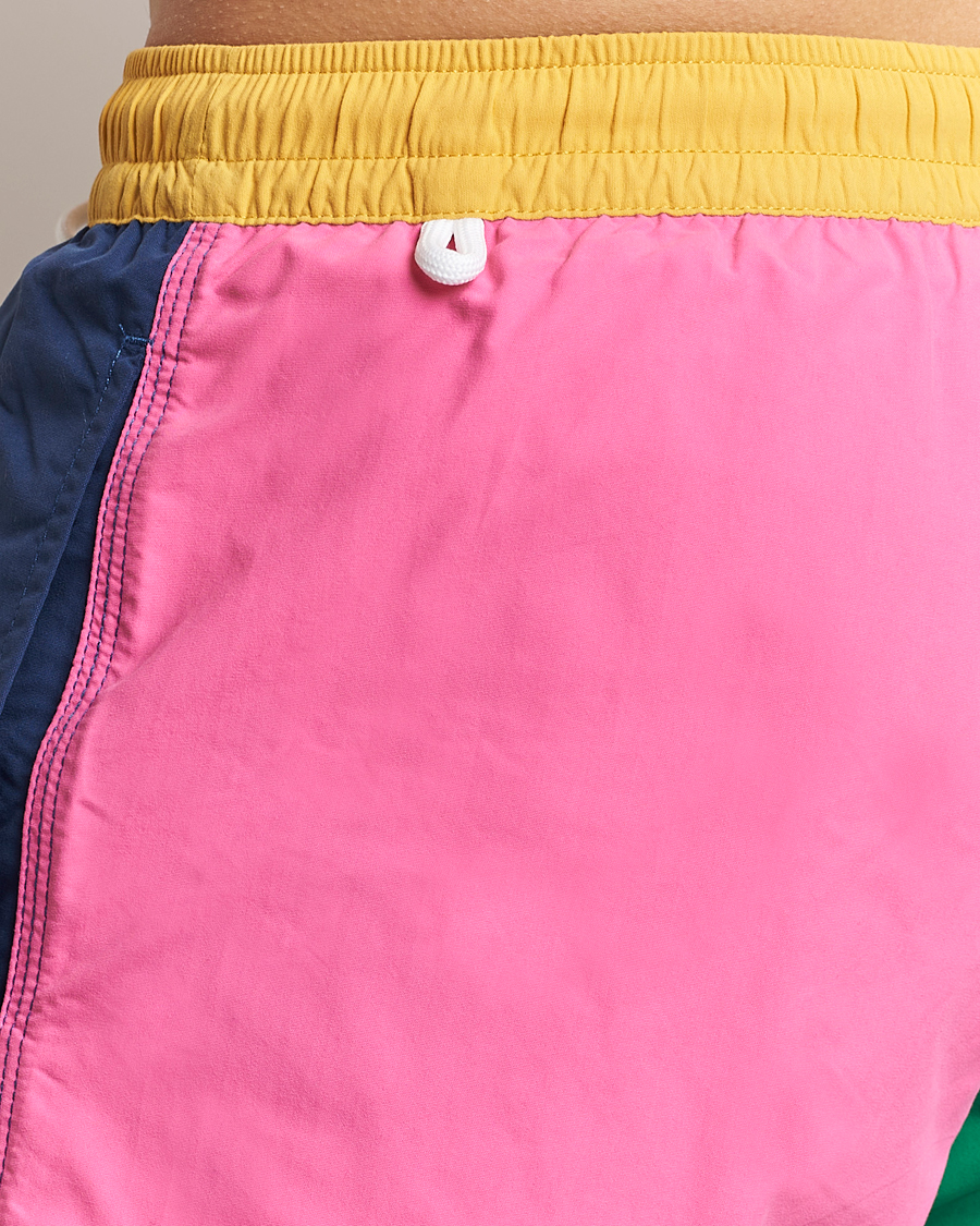 Herre | Badeshorts | Drake's | Colourblock Swimshorts Multi