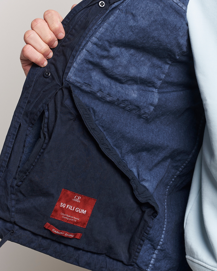 Herre | Jakker | C.P. Company | 50 Filli Gum Cotton/Nylon Jacket Navy
