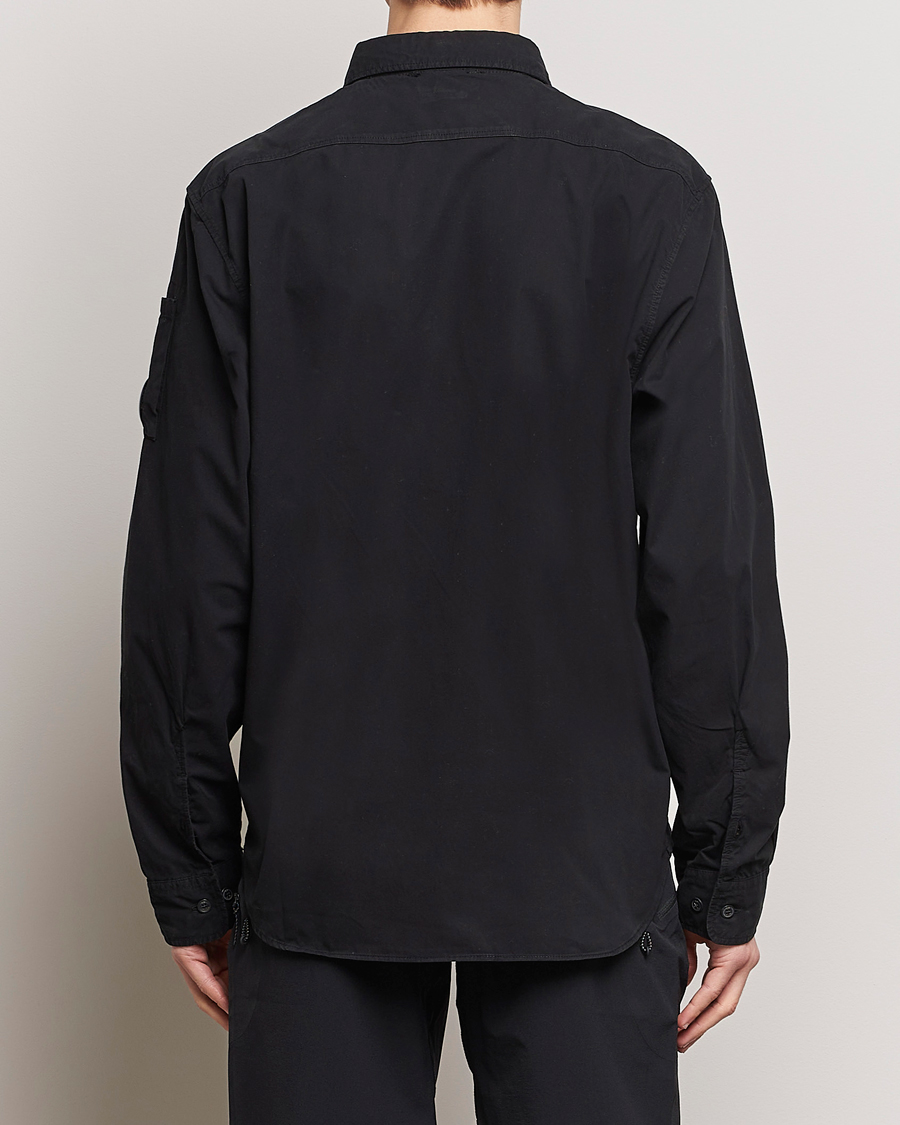 Herre | Skjorter | C.P. Company | Long Sleeve Gabardine Pocket Shirt Black