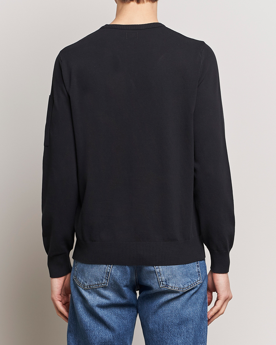 Herre | Gensere | C.P. Company | Old Dyed Cotton Crepe Crewneck Black