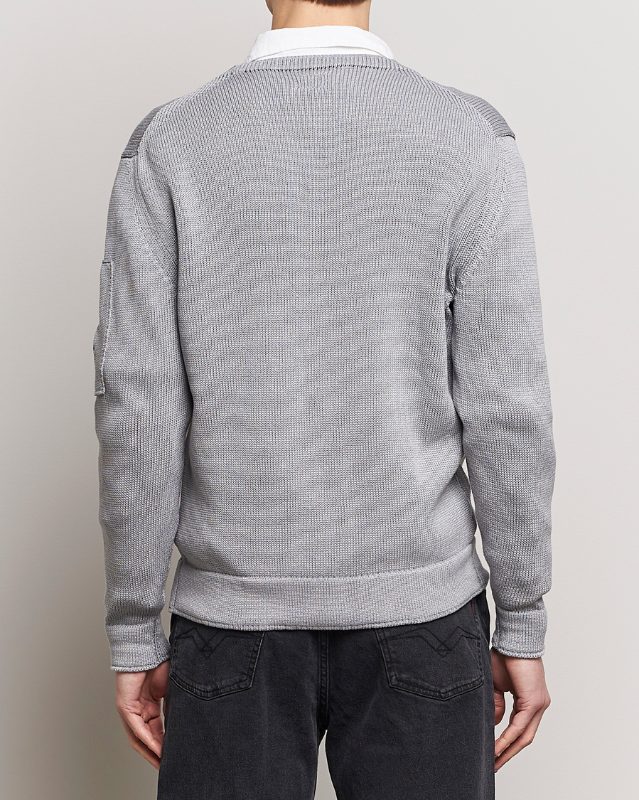 Herre | Gensere | C.P. Company | Compact Cotton Lens Cardigan Light Grey