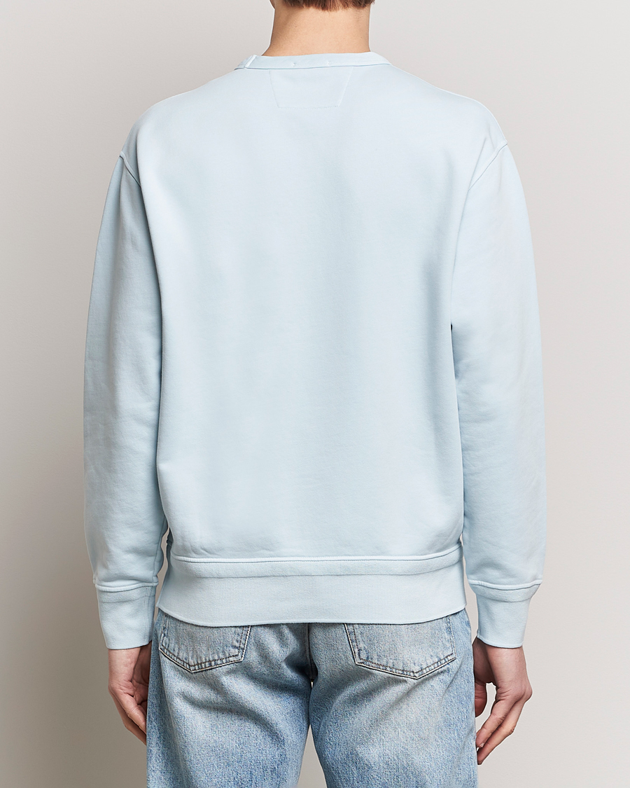 Herre | Gensere | C.P. Company | Resist Dyed Cotton Logo Sweatshirt Mint
