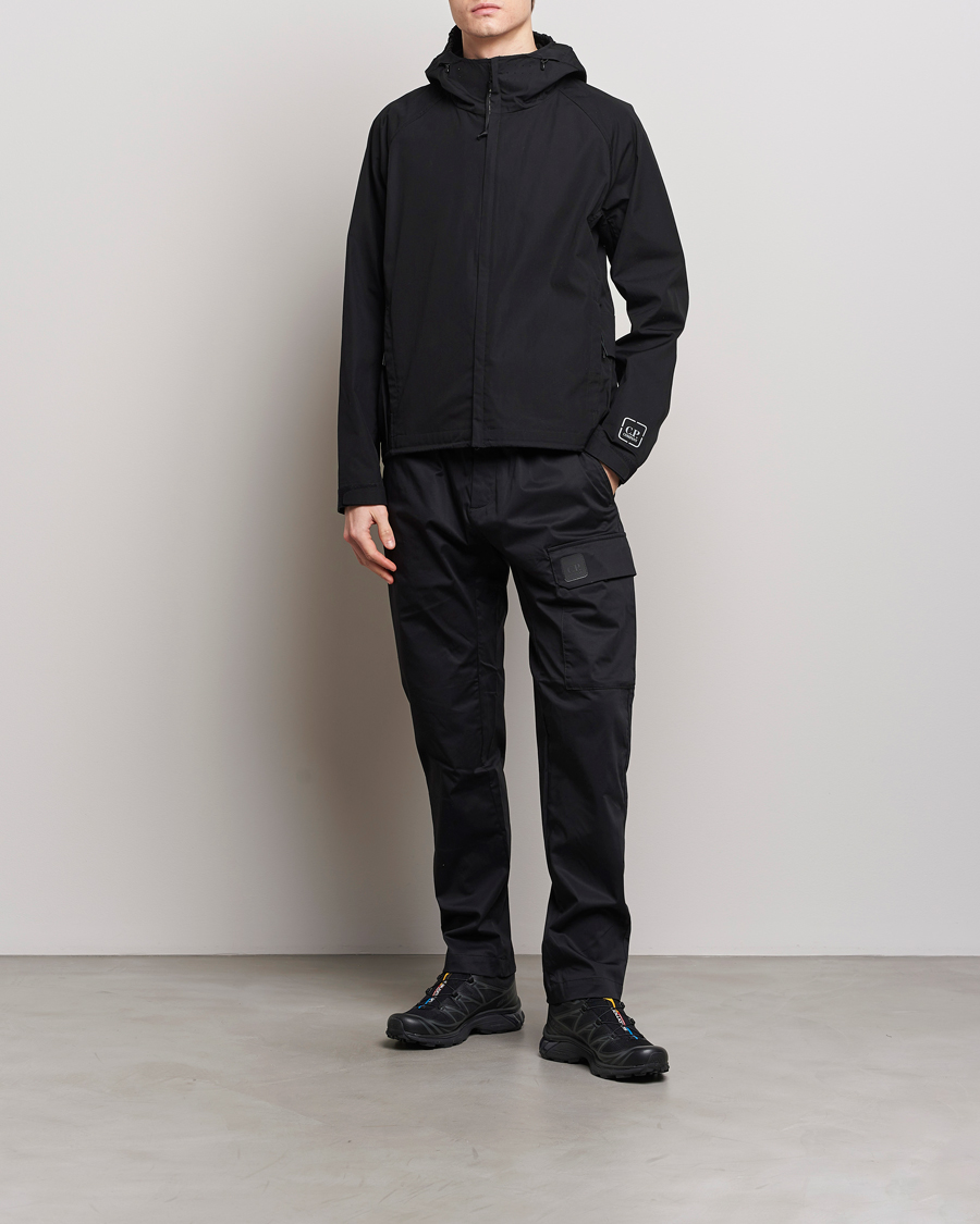 Herre | Jakker | C.P. Company | Metropolis Water Resistant Hyst Cotton Jacket Black