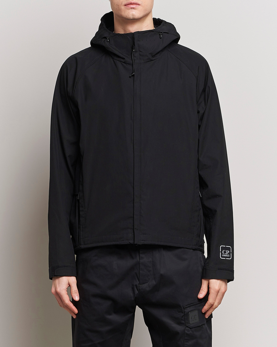 Herre | Contemporary Creators | C.P. Company | Metropolis Water Resistant Hyst Cotton Jacket Black