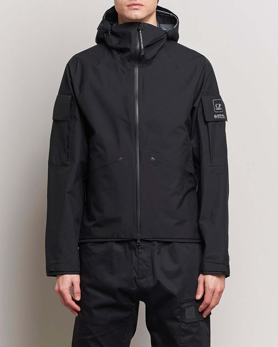 Herre | Avdelinger | C.P. Company | Metropolis GORE-TEX Nylon Hooded Jacket Black