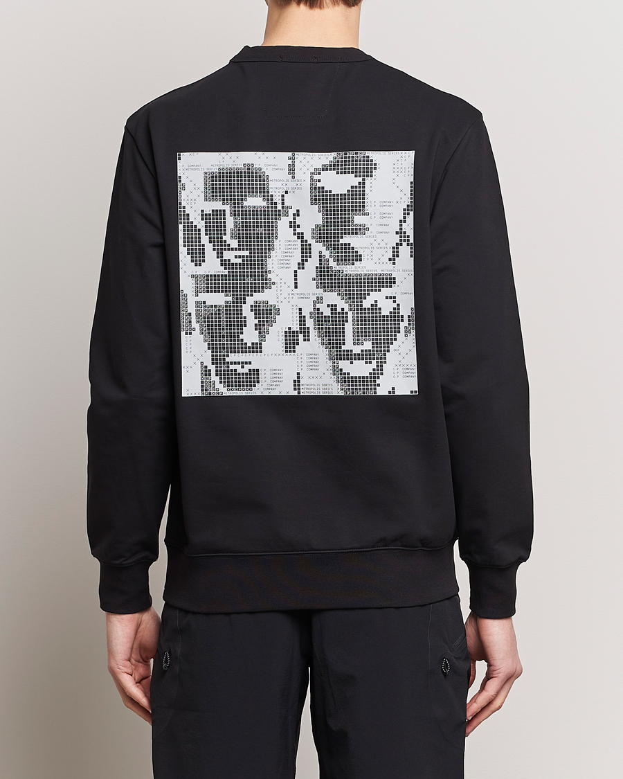 Herre | Gensere | C.P. Company | Metropolis Printed Logo Sweatshirt Black