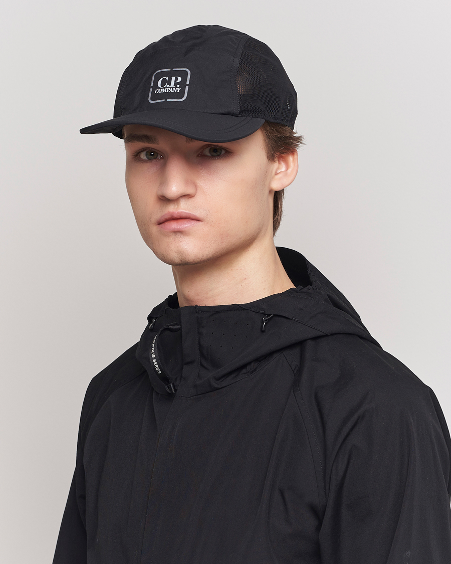 Herre | C.P. Company Metropolis Gore-Tex Baseball Cap Black | C.P. Company | Metropolis Gore-Tex Baseball Cap Black