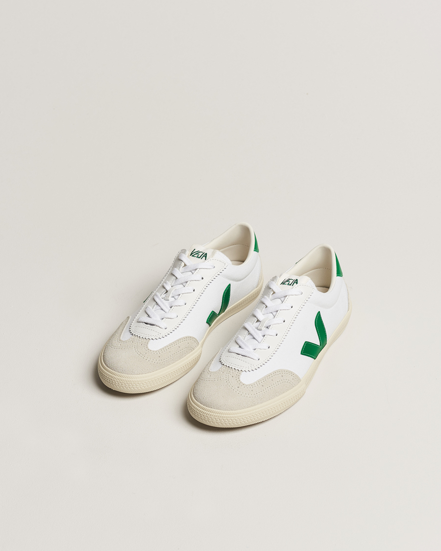 Herre | Avdelinger | Veja | Volley Sneaker White/Emeraude