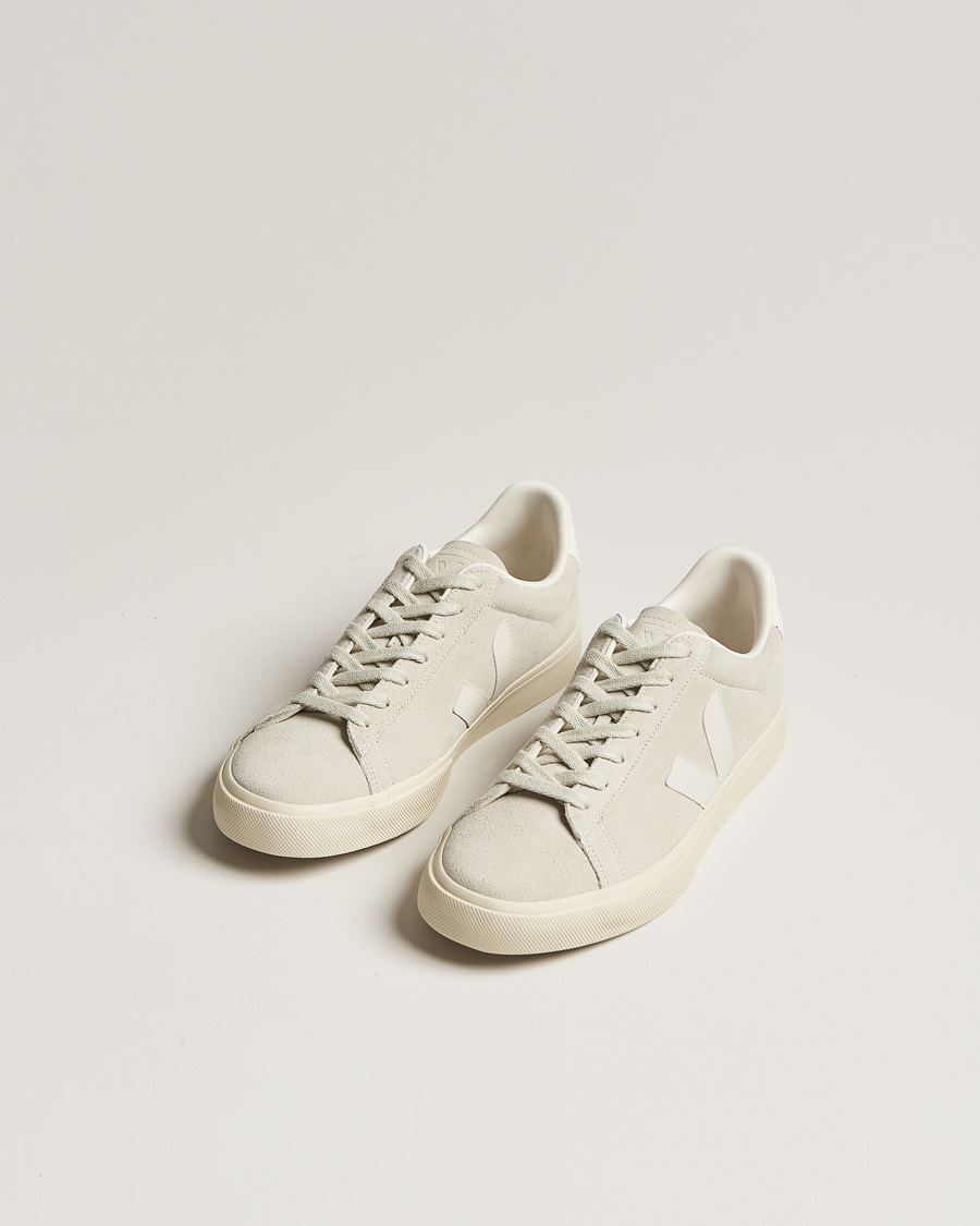 Herre | Sneakers med lavt skaft | Veja | Campo Suede Sneaker Natural White