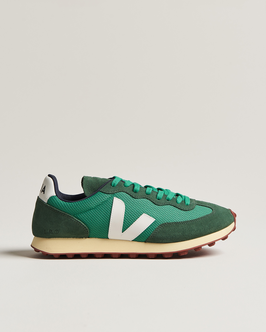 Herre | Veja Rio Branco Running Sneaker Emeraude/White | Veja | Rio Branco Running Sneaker Emeraude/White