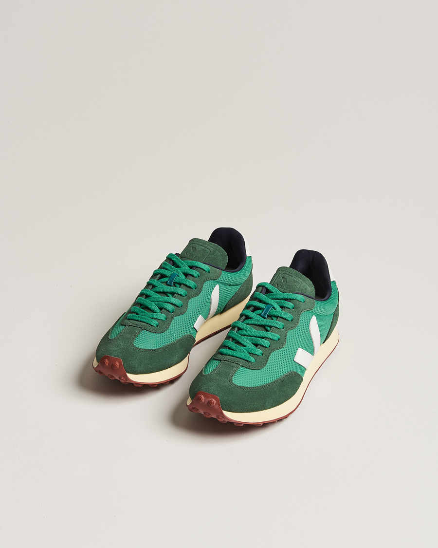 Herre | Veja Rio Branco Running Sneaker Emeraude/White | Veja | Rio Branco Running Sneaker Emeraude/White