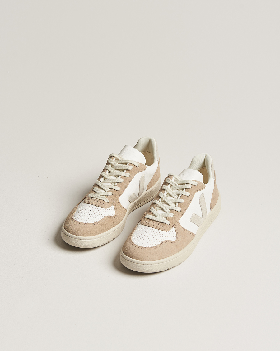 Herre | Contemporary Creators | Veja | V-10 Chromefree Leather Extra White/Natural Sahara