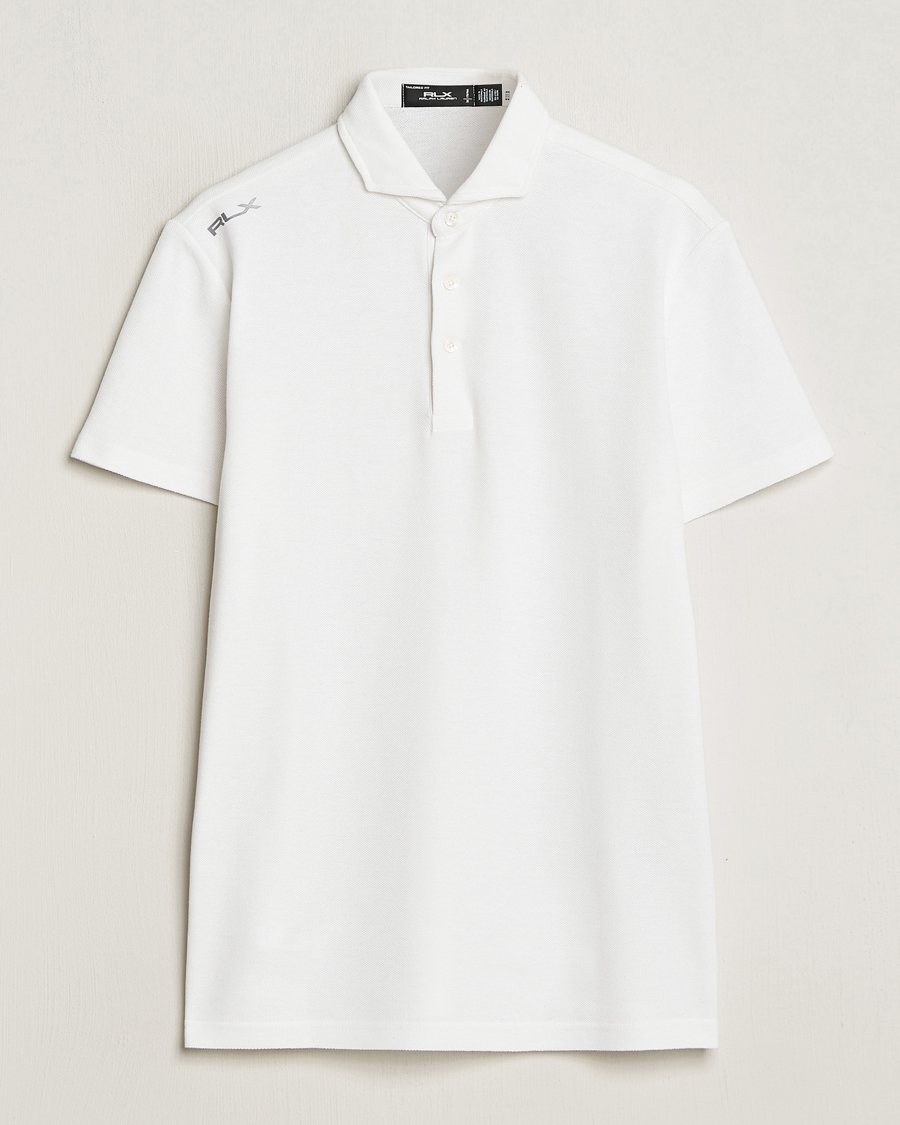 Herre | Pikéer | RLX Ralph Lauren | Short Sleeve Polo Ceramic White