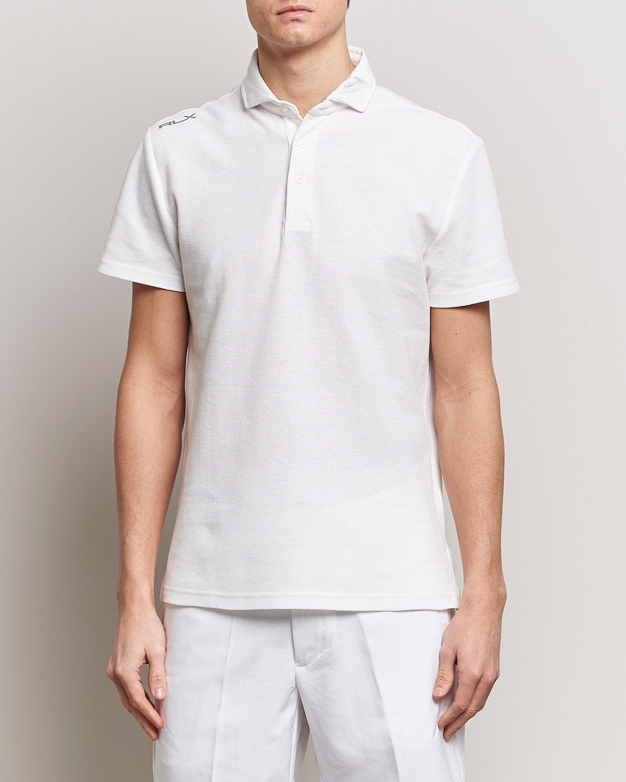 Herre | Klær | RLX Ralph Lauren | Short Sleeve Polo Ceramic White