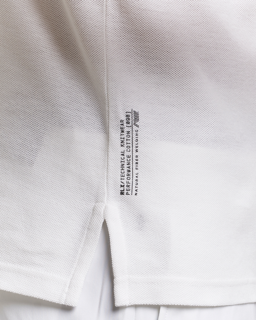 Herre | Pikéer | RLX Ralph Lauren | Short Sleeve Polo Ceramic White