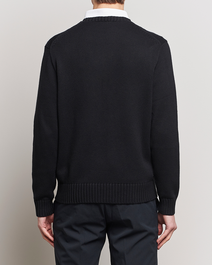Herre | Gensere | RLX Ralph Lauren | Bear Golfer Knitted Sweater Polo Black