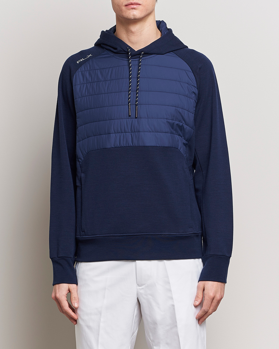 Herre | Sport | RLX Ralph Lauren | Performance Hybrid  Hoodie Refined Navy