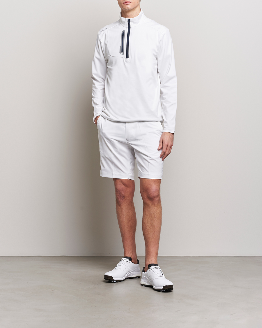 Herre | Gensere | RLX Ralph Lauren | Luxury Jersey Half Zip Ceramic White