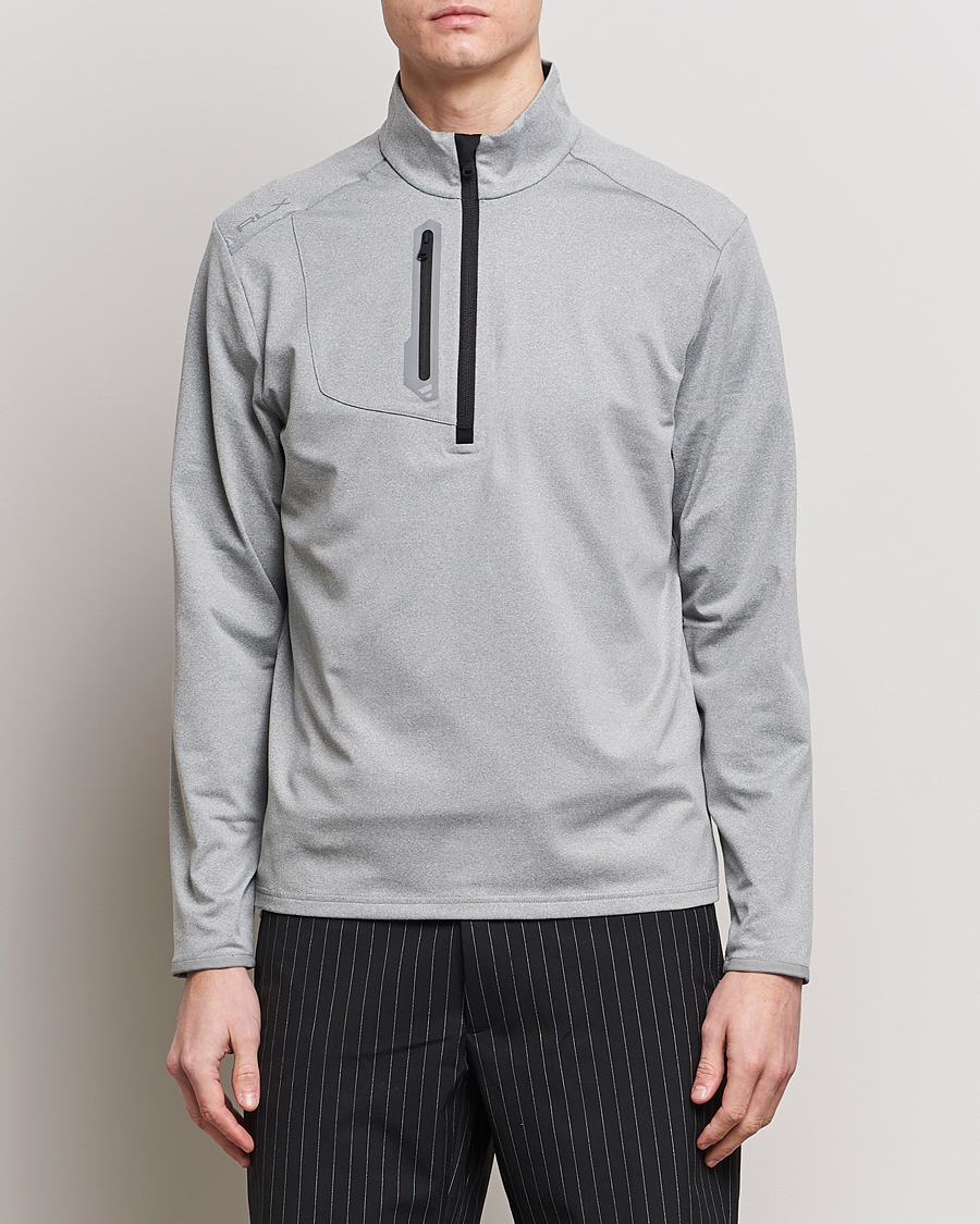 Herre | Klær | RLX Ralph Lauren | Luxury Jersey Half Zip Andover Heather