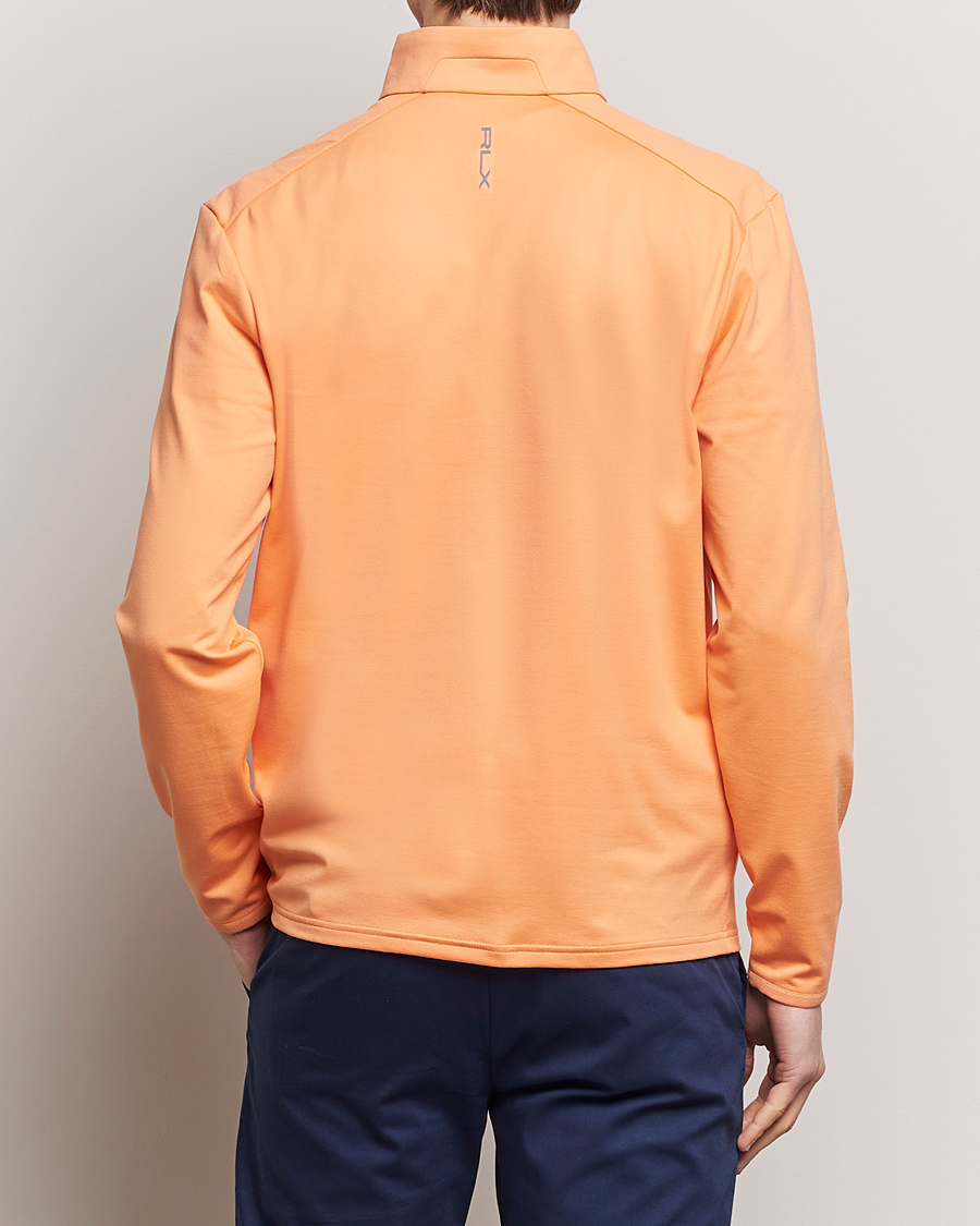 Herre | Gensere | RLX Ralph Lauren | Luxury Jersey Half Zip Poppy Orange