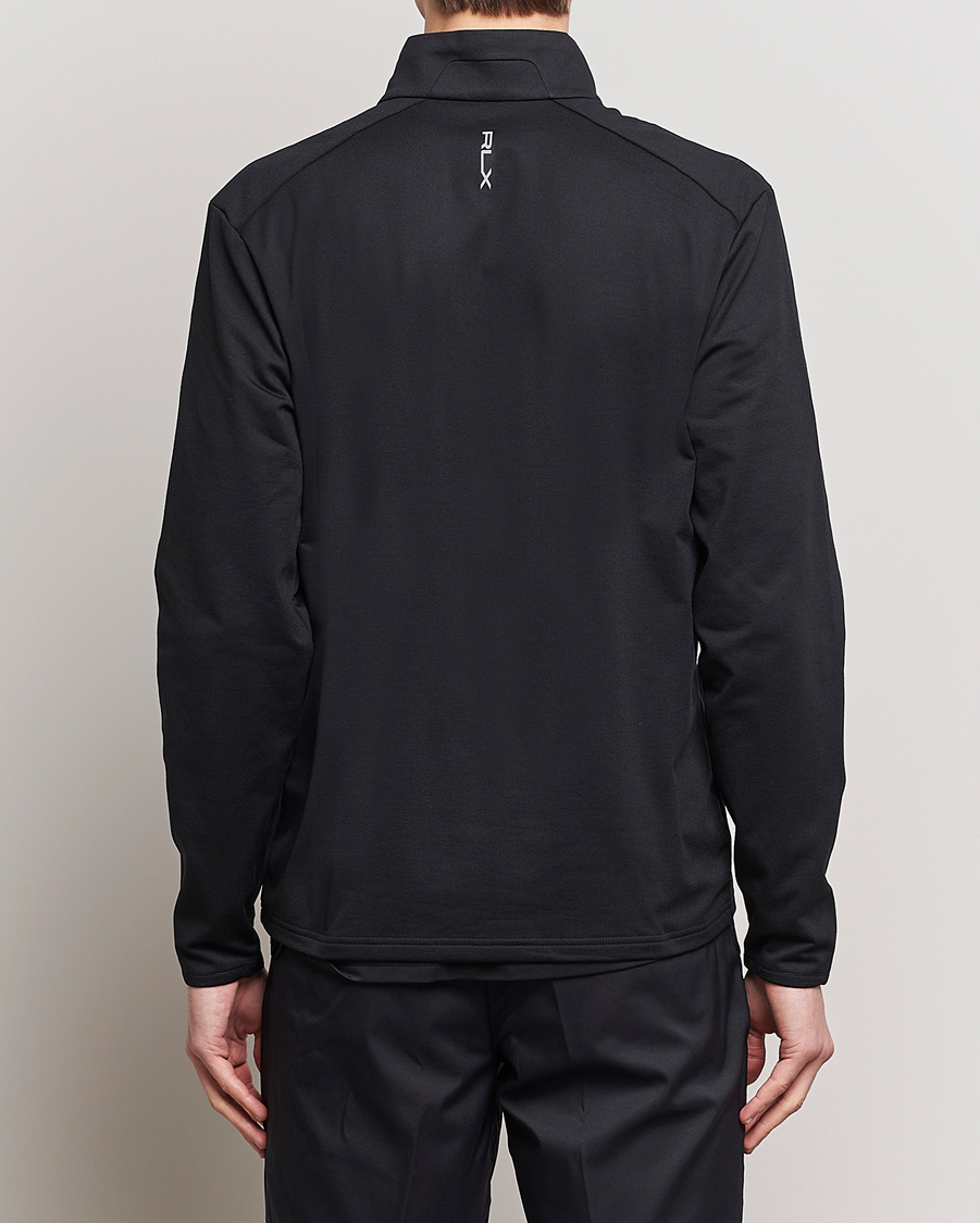 Herre | Gensere | RLX Ralph Lauren | Luxury Jersey Half Zip Polo Black