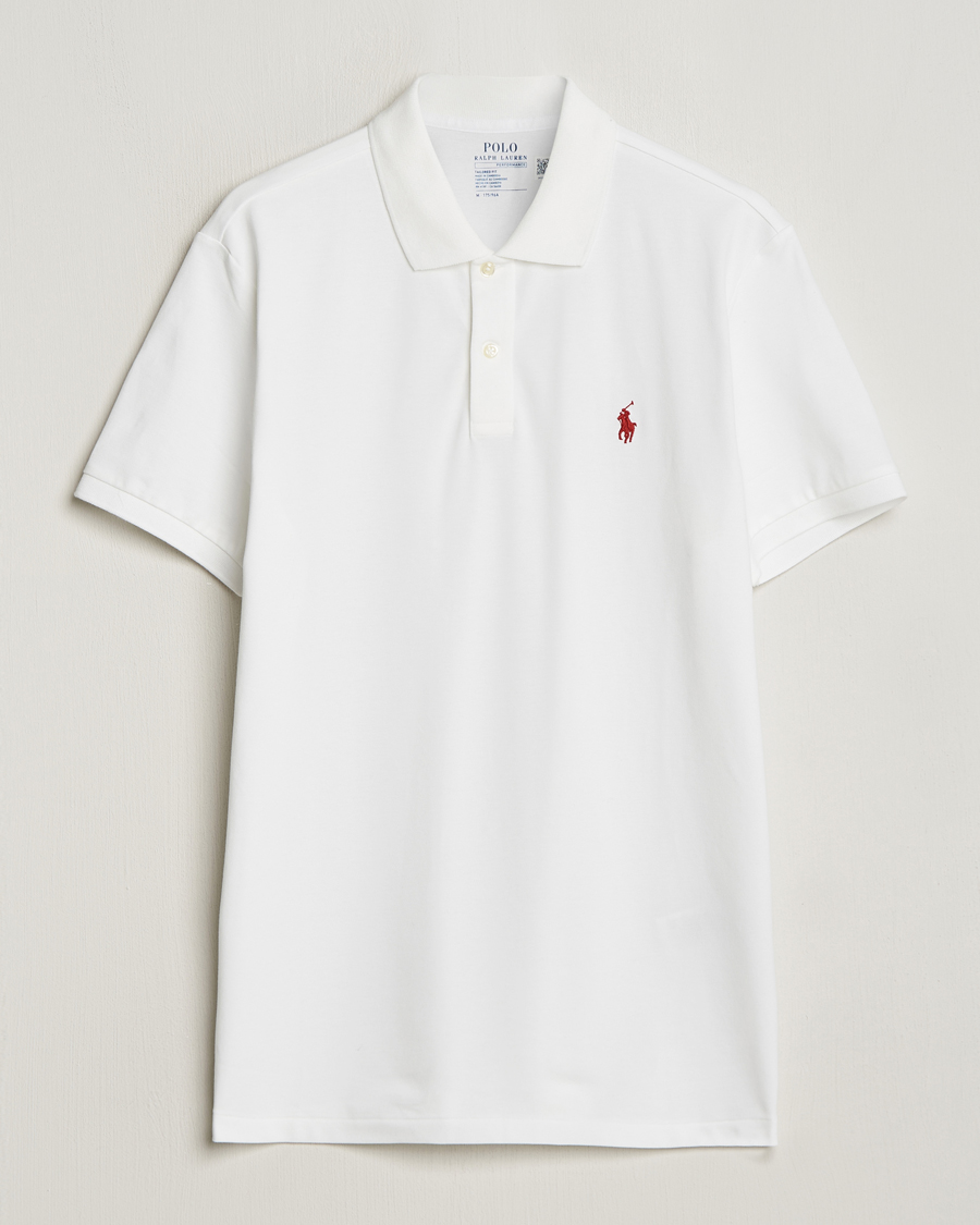 Herre | Pikéer | Polo Ralph Lauren Golf | Performance Stretch Polo Ceramic White