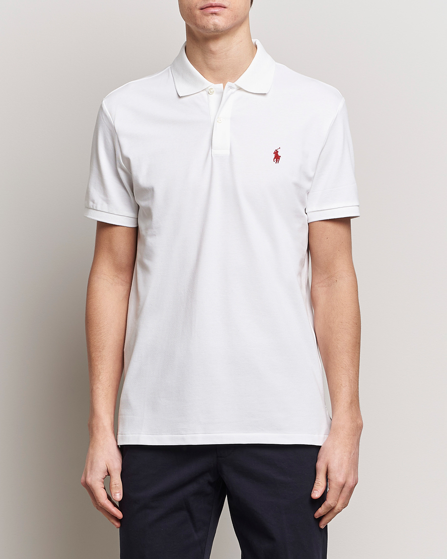 Herre | Polotrøjer | Polo Ralph Lauren Golf | Performance Stretch Polo Ceramic White