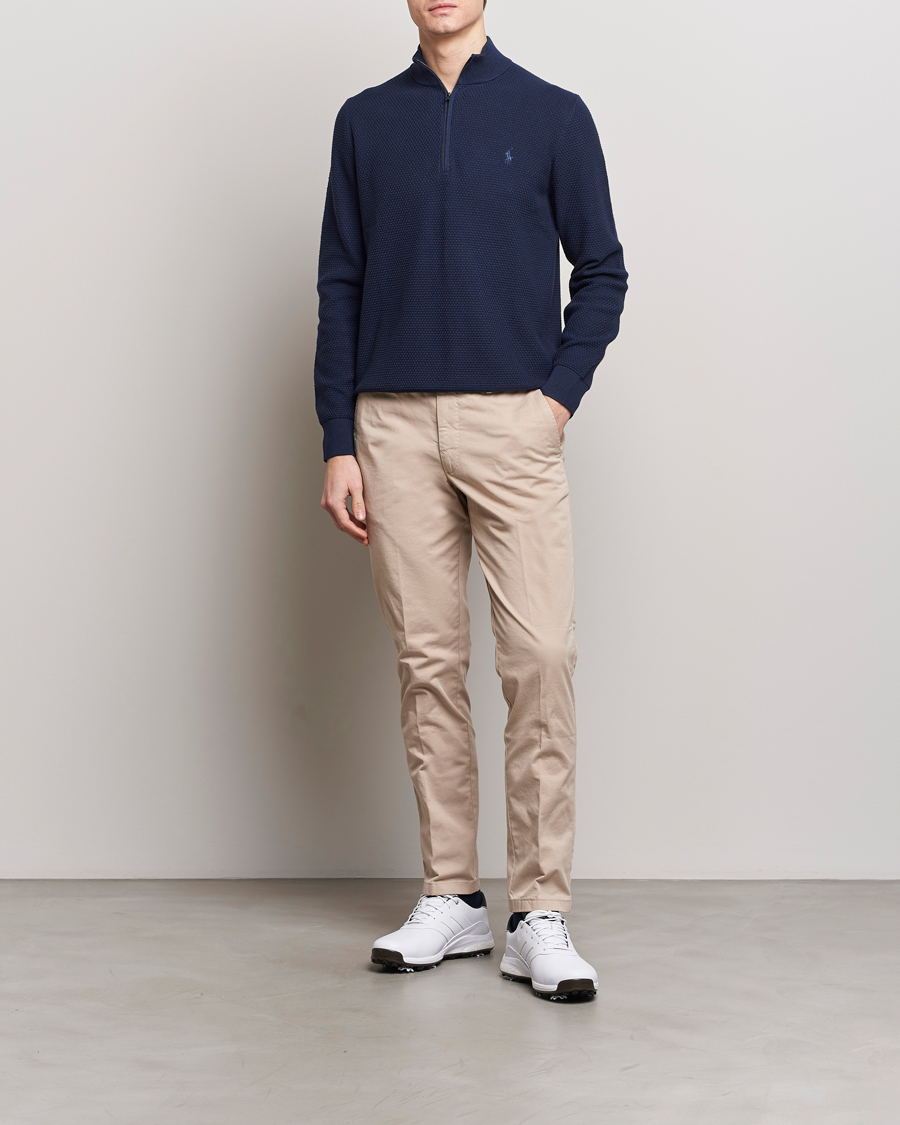 Herre | Gensere | Polo Ralph Lauren Golf | Cotton Jersey Half Zip Refined Navy