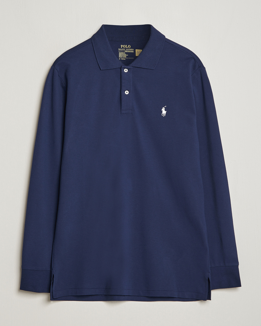 Herre | Gensere | Polo Ralph Lauren Golf | Performance Stretch Long Sleeve Polo Refined Navy