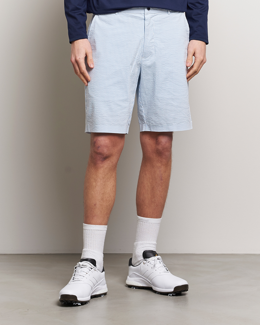 Herre | Polo Ralph Lauren | RLX Ralph Lauren | Seersucker Golf Shorts Blue/White