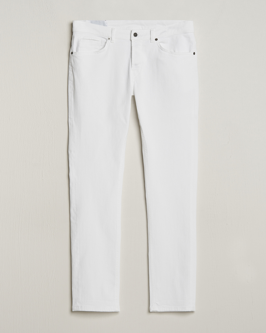 Herre | Jeans | Dondup | George Bullstretch Jeans White