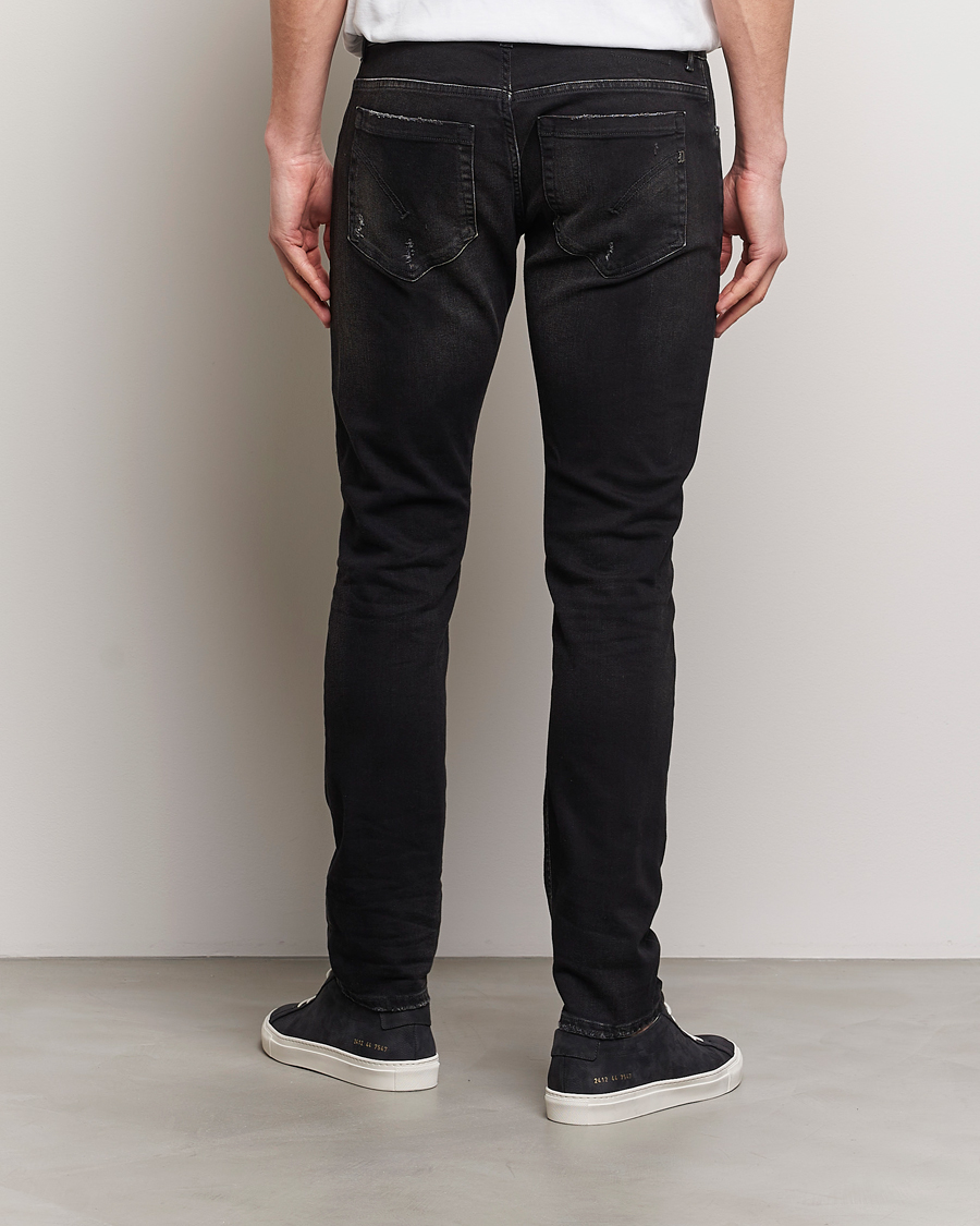 Herre | Jeans | Dondup | George Distressed Jeans Washed Black