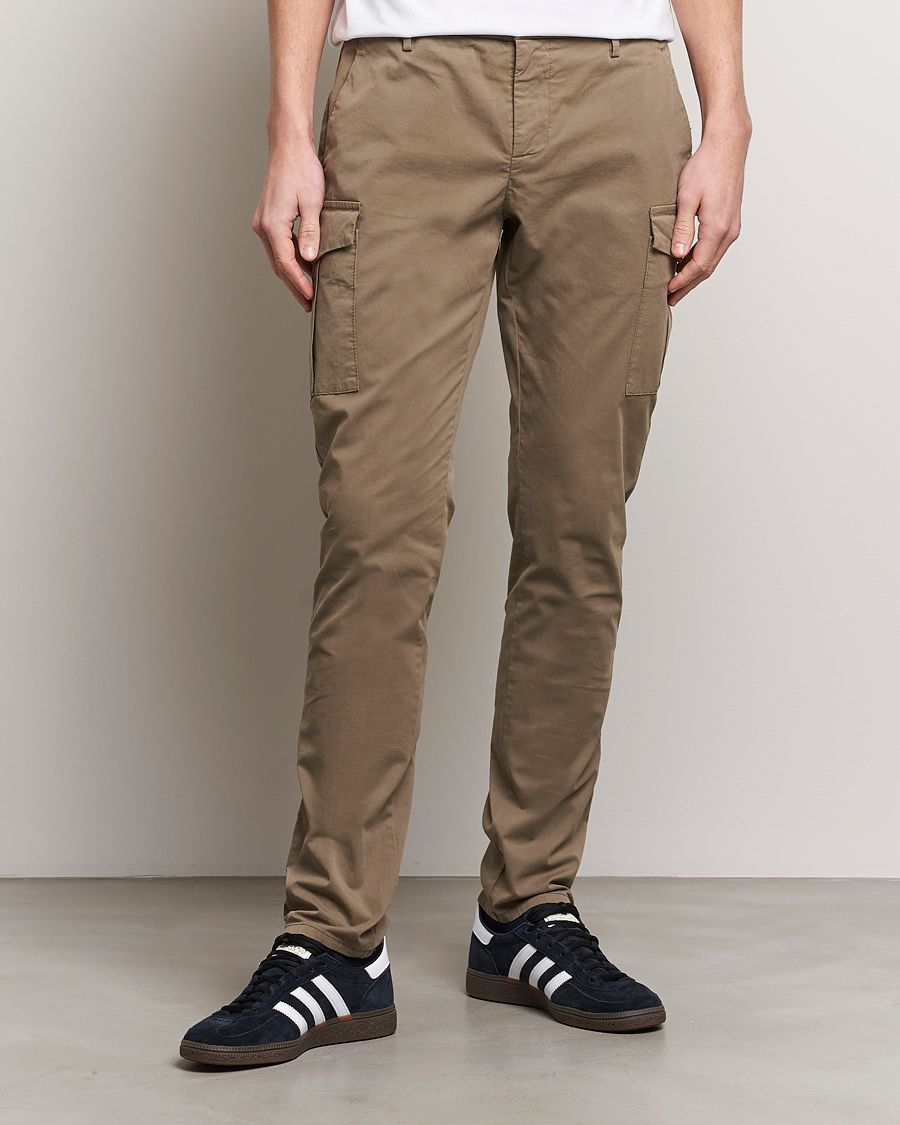 Herre | Klær | Dondup | Eddie Cargo Pants Dark Beige