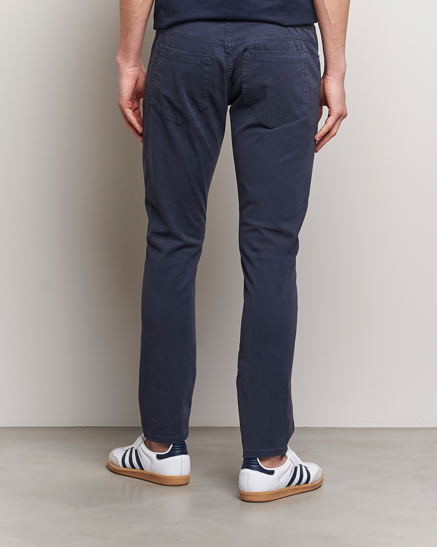 Herre | Bukser | Dondup | George Gabardine 5-Pocket Navy