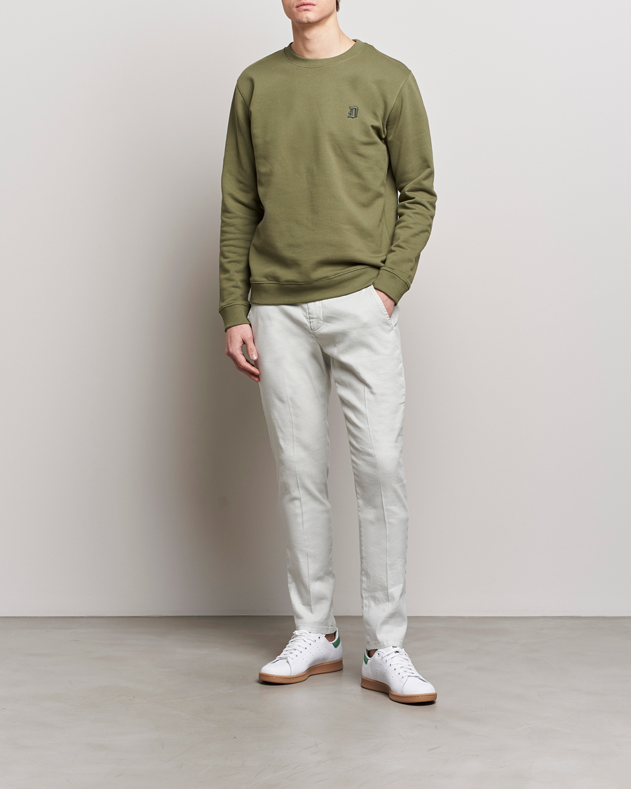 Herre | Bukser | Dondup | Gaubert Linen Stretch Chinos Light Grey