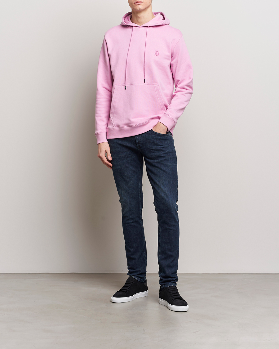 Herre | Gensere | Dondup | Logo Hoodie Washed Pink