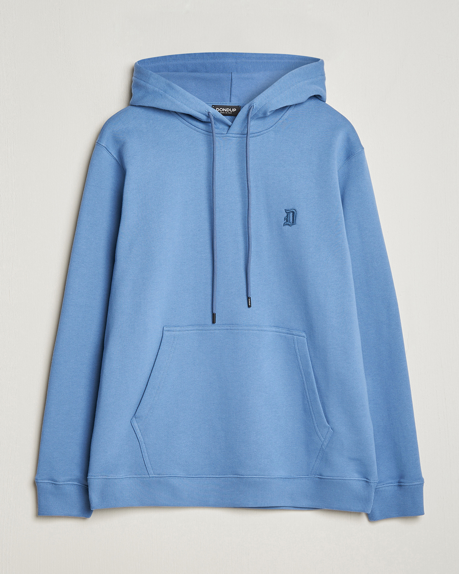 Herre | Gensere | Dondup | Logo Hoodie Washed Blue