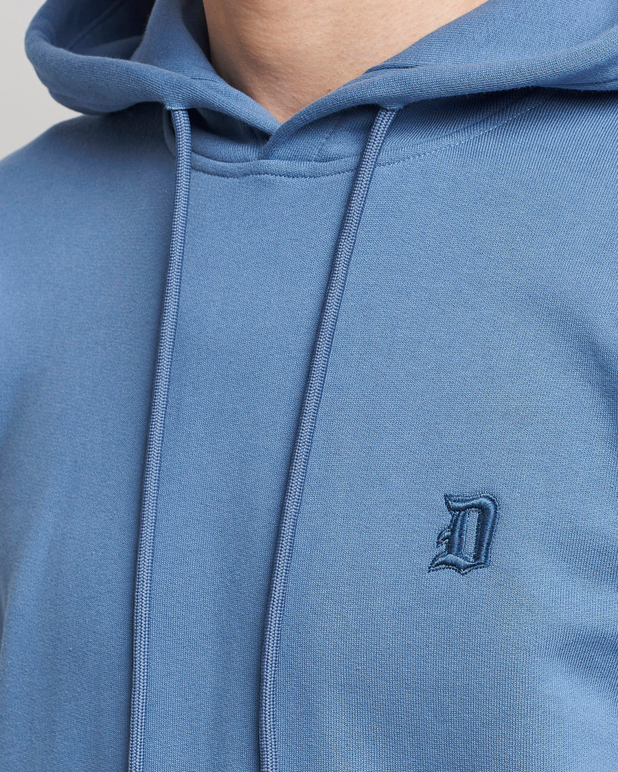 Herre | Gensere | Dondup | Logo Hoodie Washed Blue