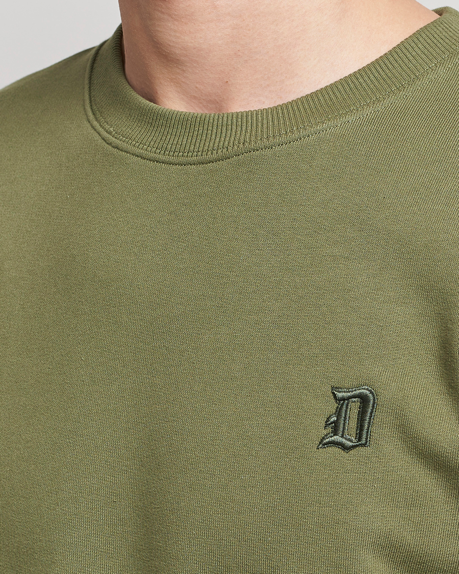 Herre | Gensere | Dondup | Loco Crew Neck Sweatshirt Olive Green