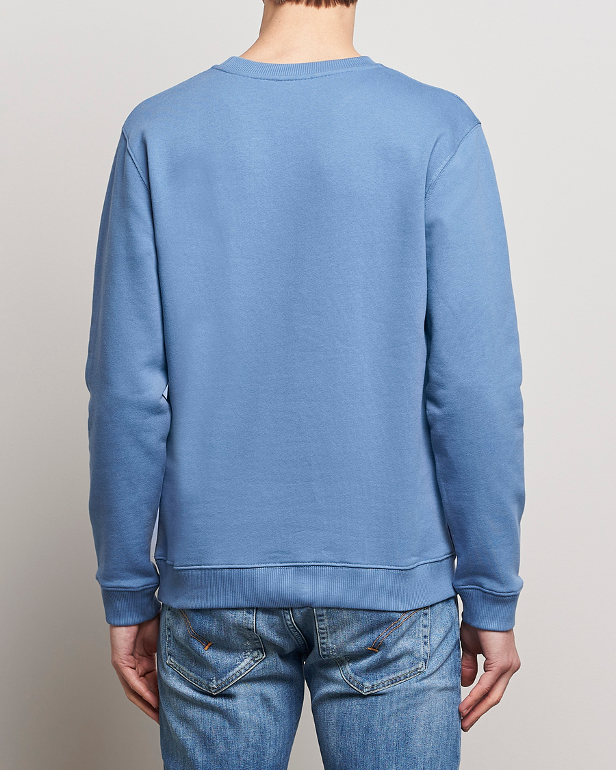 Herre | Gensere | Dondup | Loco Crew Neck Sweatshirt Washed Blue