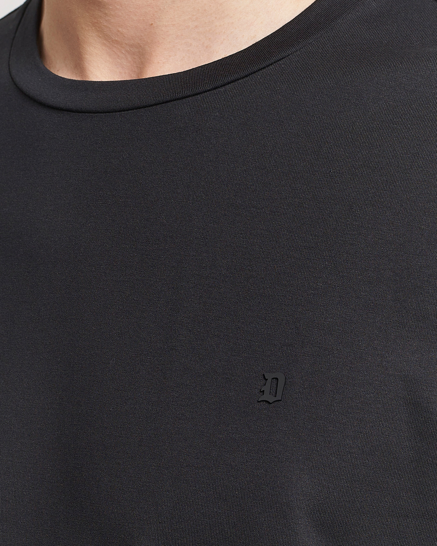 Herre | T-Shirts | Dondup | Logo Crew Neck T-Shirt Black