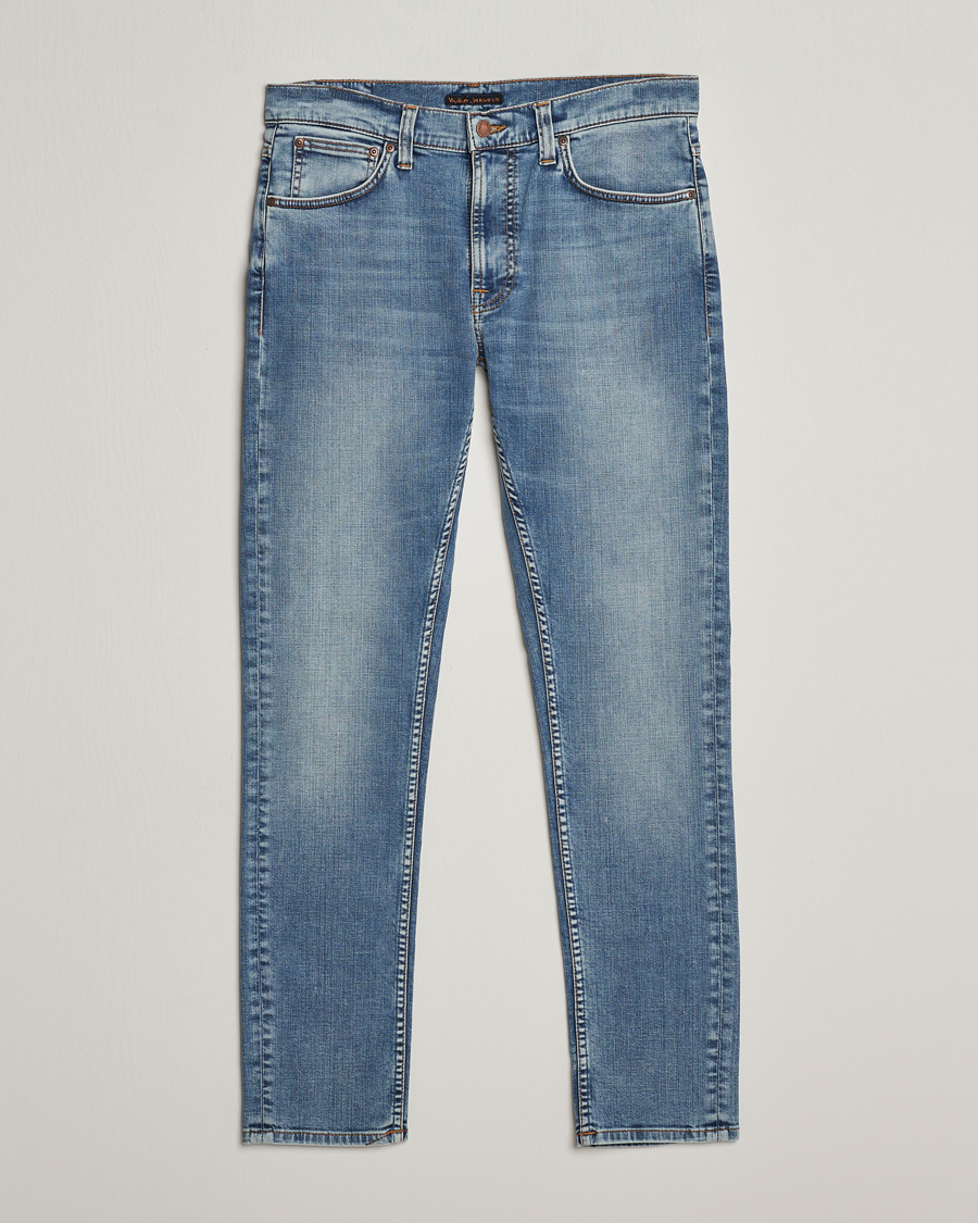 Herre | Jeans | Nudie Jeans | Lean Dean Jeans Broken Blue